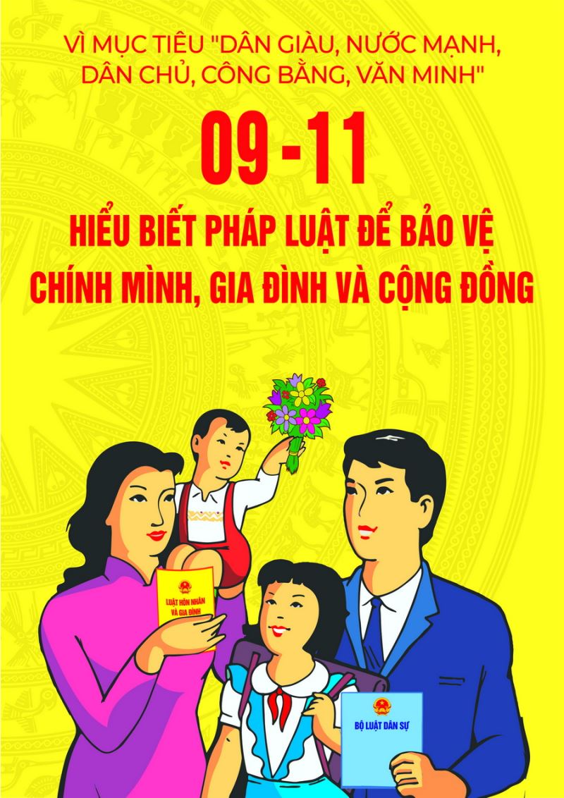 Pano Tuyên Truyền Hưởng ứng Ngày Pháp Luật Ngày Pháp Luật Phổ Biến